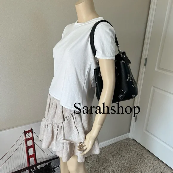 ✅Coach Rowan Bucket Bag With Butterfly Print - Picture 7 of 12